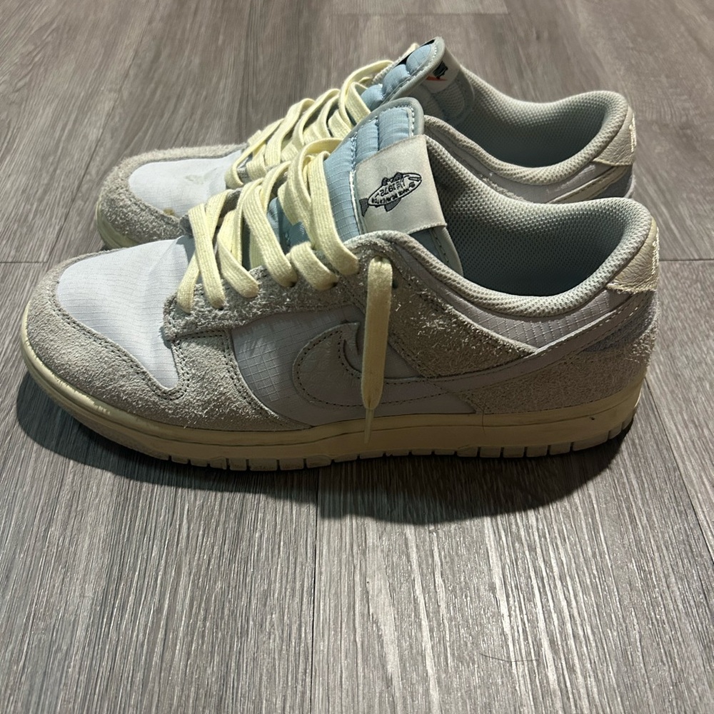 Nike Dunks Cream and Gray Sneakers